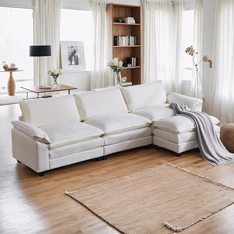 Karl Home Sectional Sofa:Sink into Extra-Deep Comfort