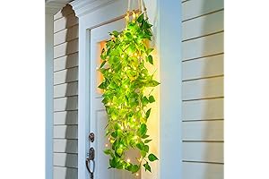 Artificial Sunlight Window Ivy Fairy Lights Willow Garland