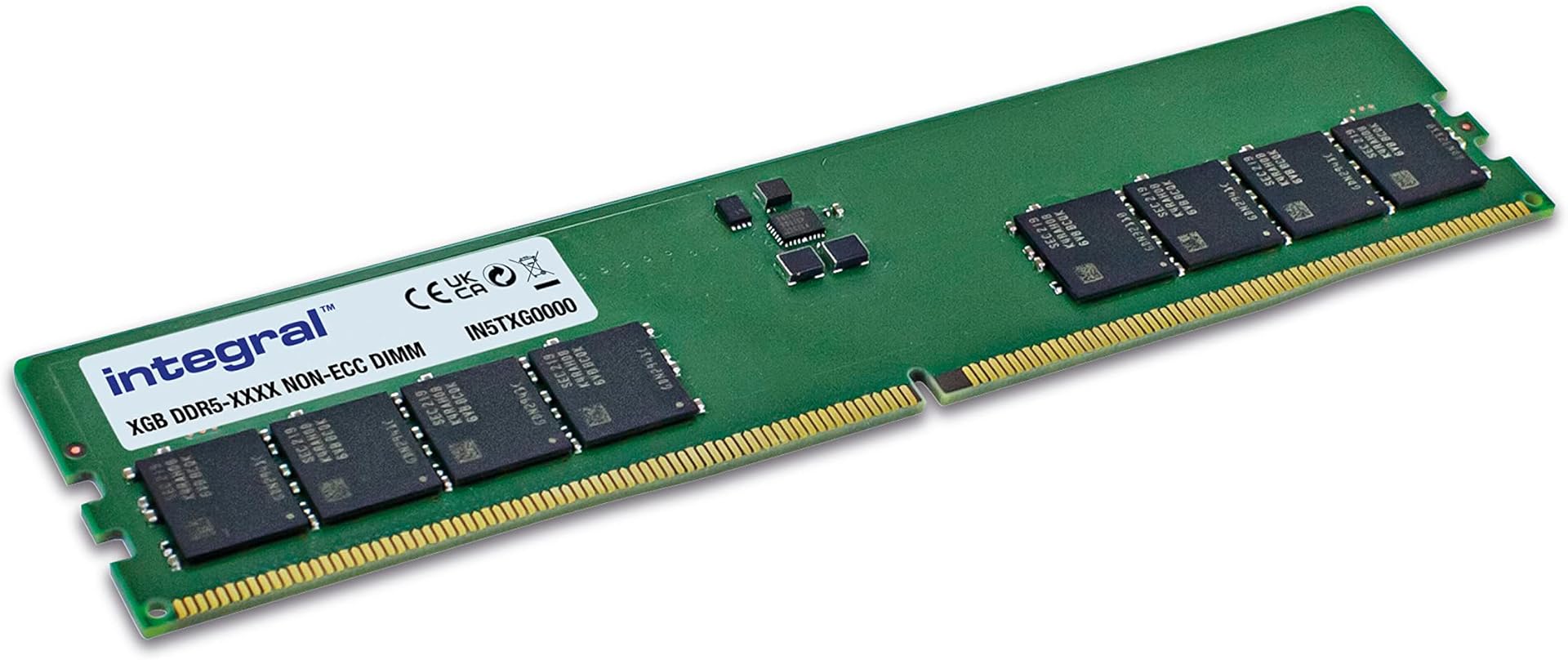 Integral 32GB DDR5 RAM 4800MHz DIMM PC Desktop Computer Memory Module