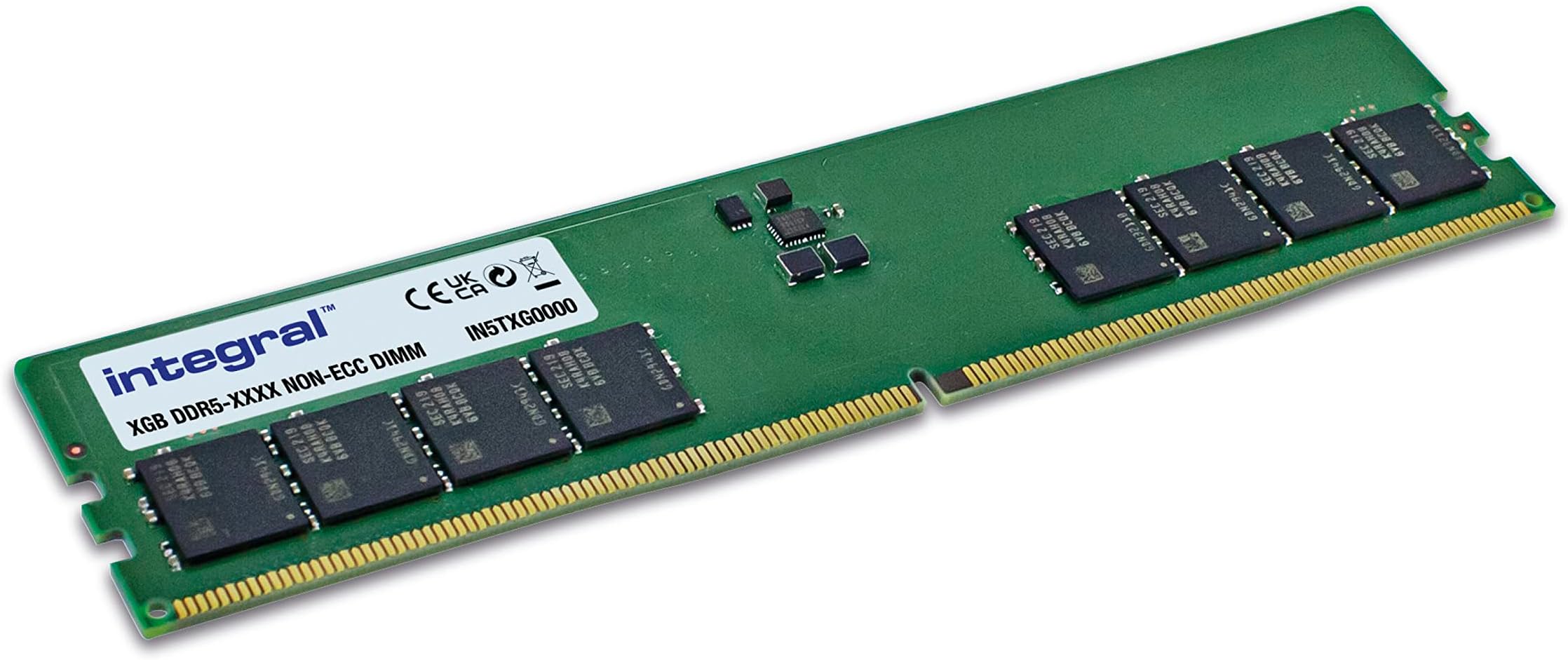 Integral 32GB DDR5 RAM 4800MHz DIMM PC Desktop Computer Memory Module