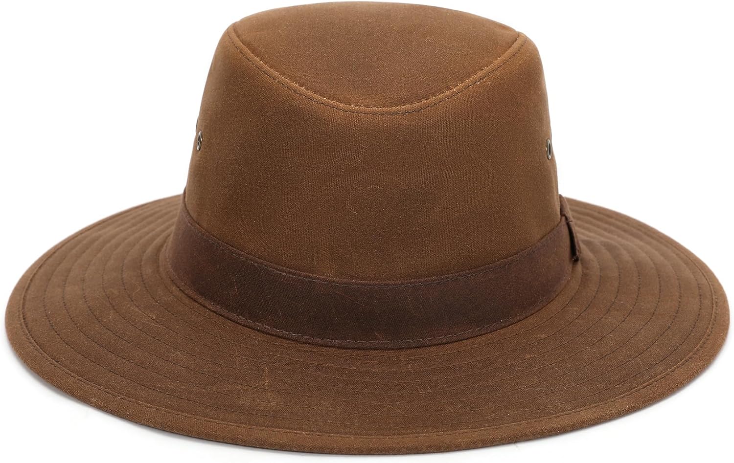 Delano Waxed Cotton Safari Hat - Classic Fit Unisex​ Waterproof, UPF 50+ Sun Protection, Packable