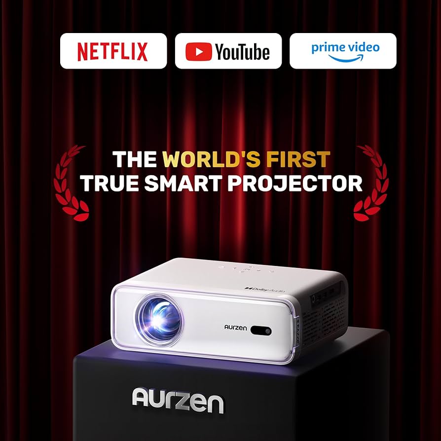 Amazon.com: Aurzen EAZZE D1 Smart Projector with WiFi and