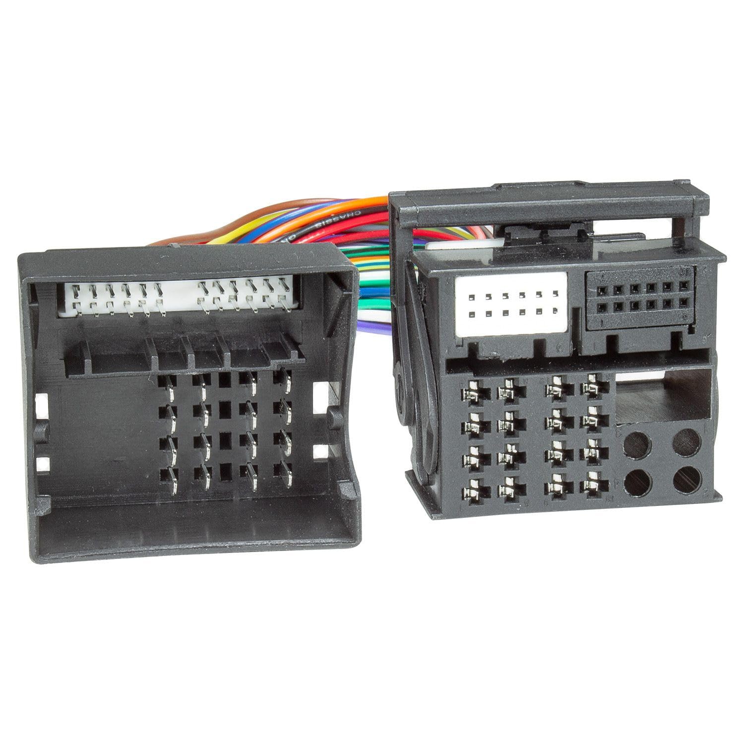 tomzz Audio 7000-042 Cavo adattatore radio Quadlock prolunga alimentazione + altoparlante 30 cm connettore Quadlock maschio a femmina