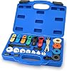 Master Quick Disconnect Tool Set, 22pcs Premium Fuel Line Disconnect Tool Set for AC Fuel & Transmission Systems, Fuel Line Removal Tools Kit Apply to Most Vehicles