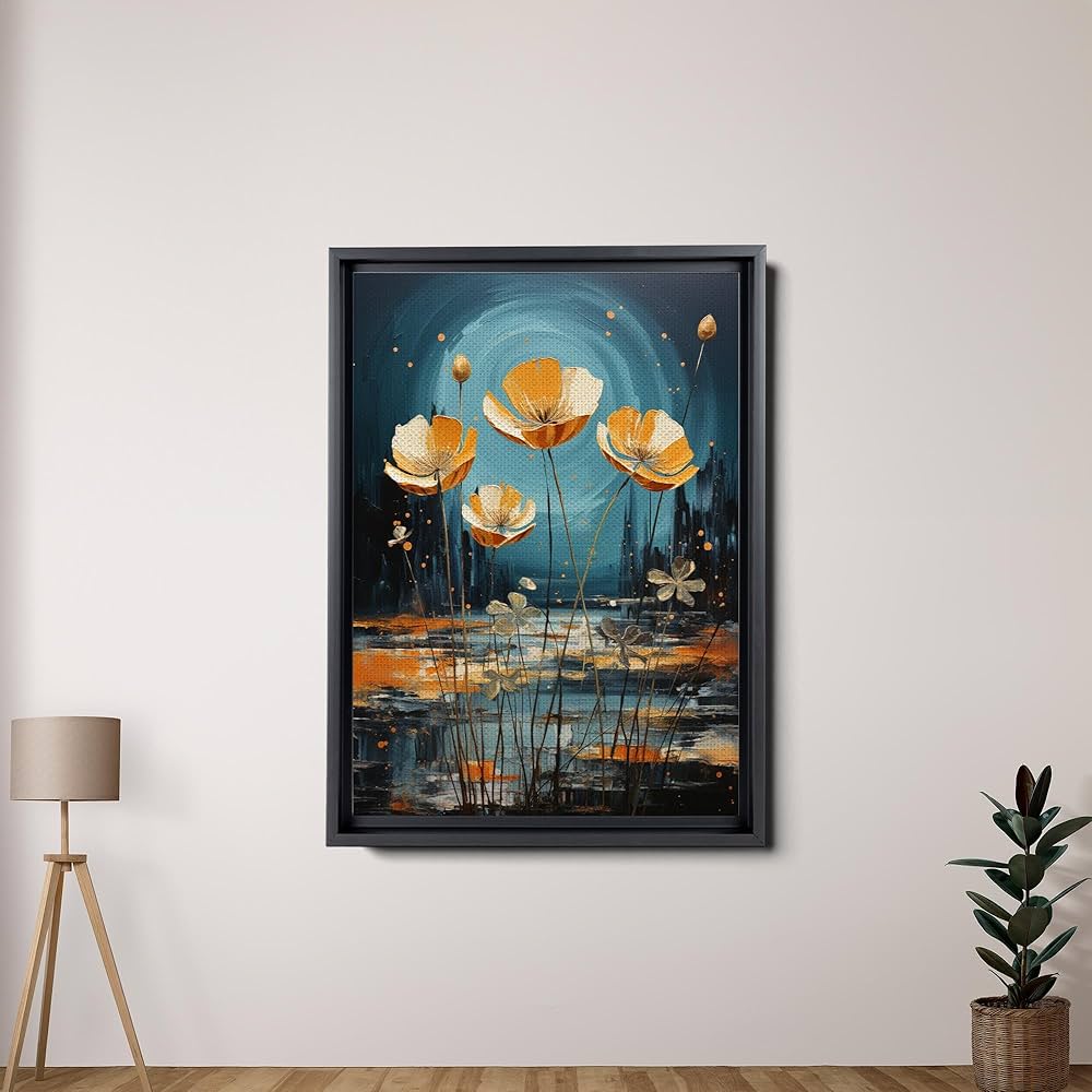 Amazon.com: Colorful Abstract Mid Century Modern Wall Art