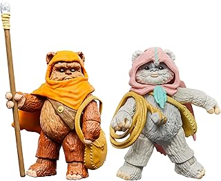 Star Wars The Vintage Collection Wicket W. Warrick & Kneesaa, Star Wars: Ewoks Collectible 3.75” Action Figures 2-Pack