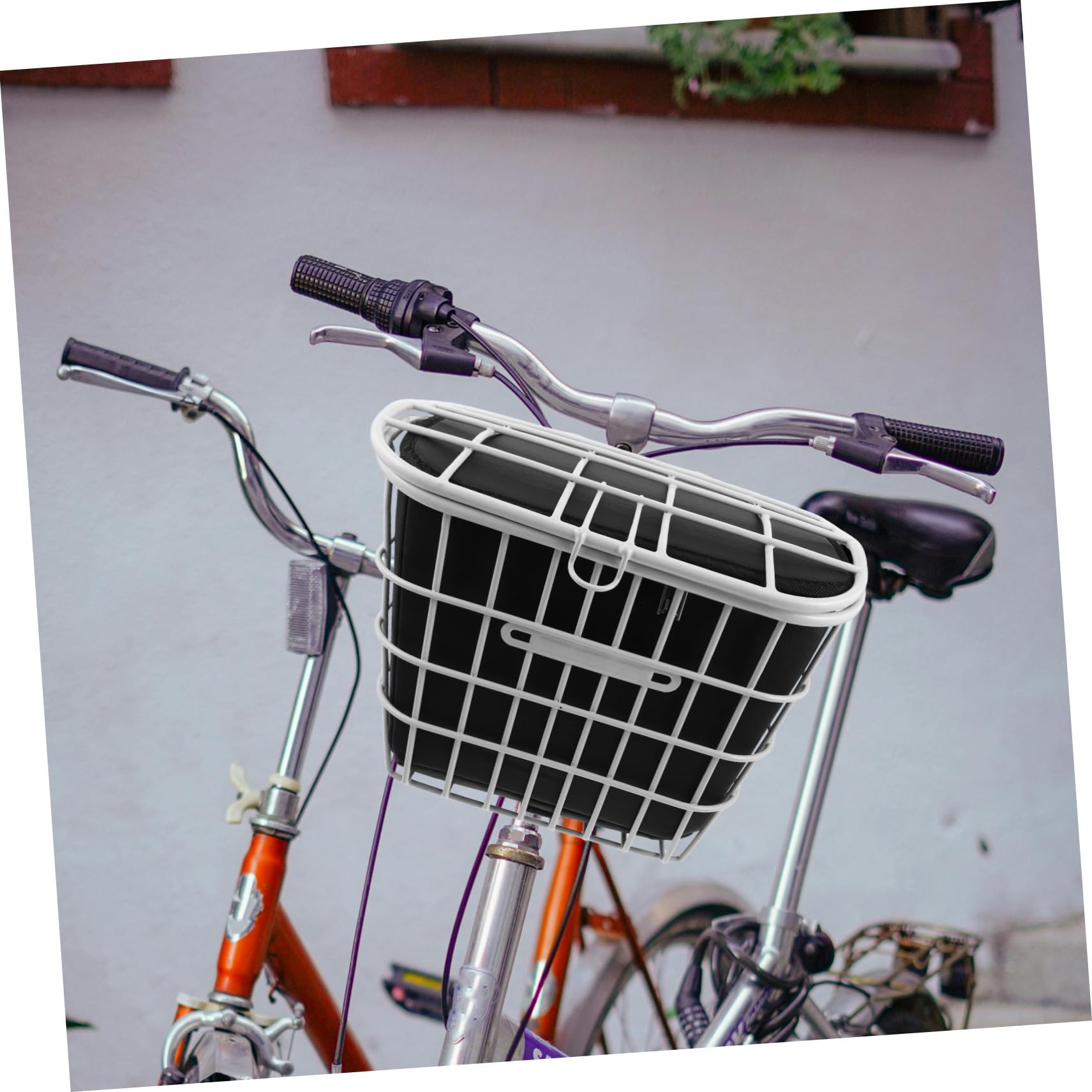 Sacoche de Panier Imperméable avec Cadre Métallique Capacité pour Électrique et Trottinette Doublure Antipuante pour Rangement Sécurisé