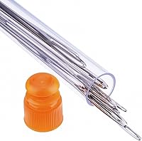 Vista 5 de Outus 15 agujas romas de acero, agujas de tejer, agujas de coser, 3 tamaños