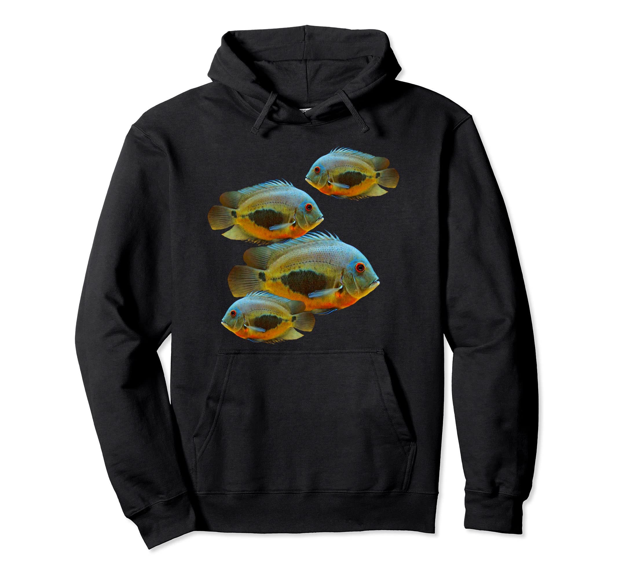 Uaru Cichlids Agressive Aquarium Fish Tank Lovers Pullover Hoodie