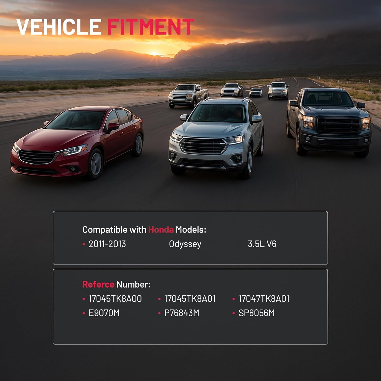 BDFHYK Electric Fuel Pump Module Assembly Compatible with Honda Odyssey 2011 2012 2013 3.5L V6 Replace E9070M