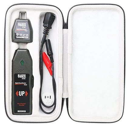 Hard Travel Case Replacement for Klein Tools ET300 Circuit Breaker Finder, Finds Electrical Circuit Breaker