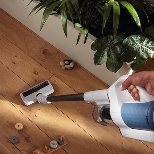 Miniatura 11 de Miele Duoflex - Aspiradora, inalámbrica y sin bolsa, multiuso, flexible, con cepillo multipiso fijable, en blanco brillante, gris espacial, azul