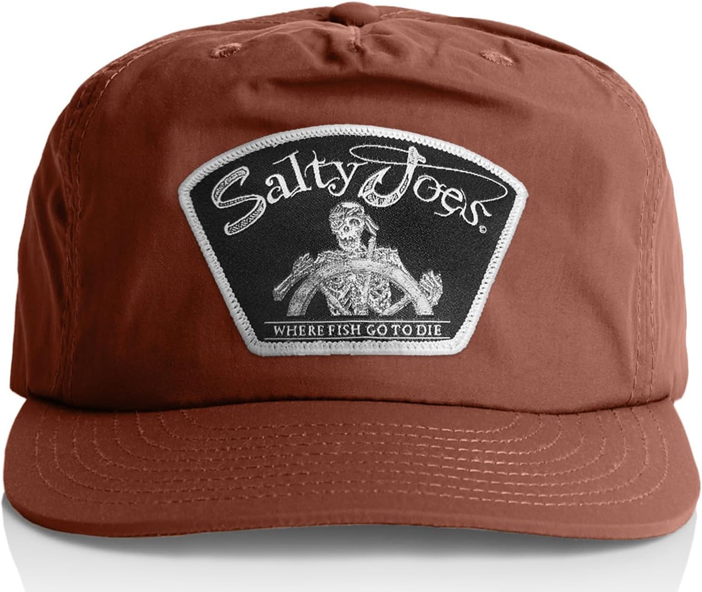 SALTY JOES Back from The Depths Patch Surf Hat: 100% Nylon, Water Resistant Surf Hats for Men Surfer Hat Fishing Hat