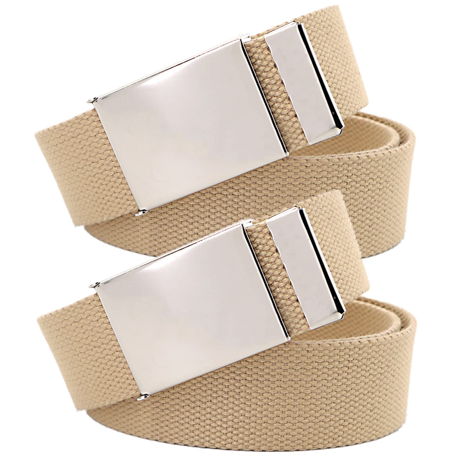 Cinturones para hombres Cinturón trenzado, cinturones for hombres y mujeres, lona de algodón, cinturón táctico militar de liberación rápida de talla grande con hebilla de aleación gris plateada, paque