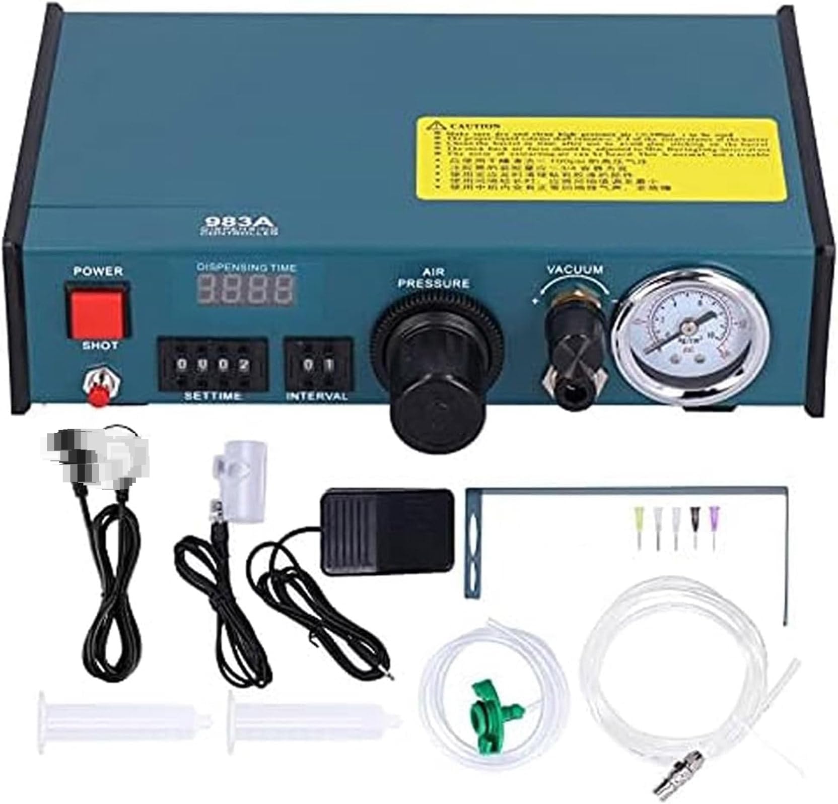 Maszyna dozownika kleju Cyfrowy wyświetlacz Płynny dozownik samoprzylepny Semi Auto/ręczny, cyfrowy wyświetlacz płynny dozownik samoprzylepny do komponentu elektronicznego