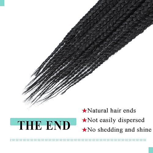 Miniatura 6 de 8 paquetes de trenzas de ganchillo para mujeres de espalda de 18 pulgadas, trenzas de ganchillo preenrolladas para mujeres negras, extensiones de