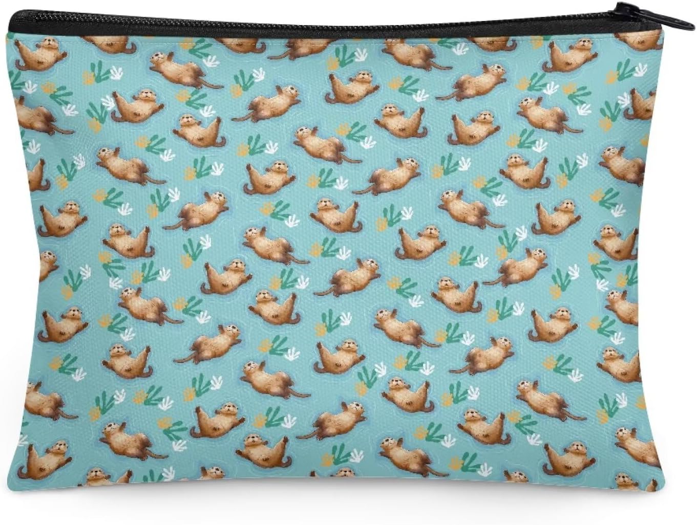 Boatee Sea Otter Small Crossbody Bag for Women Cellphone Messenger Handbags with Shoulder Strap Mini Phone Purse Shoulder Handbag for Travel Shop Work Portable Money Bags