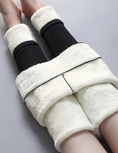 Miniatura 7 de Yeokou - Pantalones deportivos abrigados de invierno para mujer, con forro de sherpa