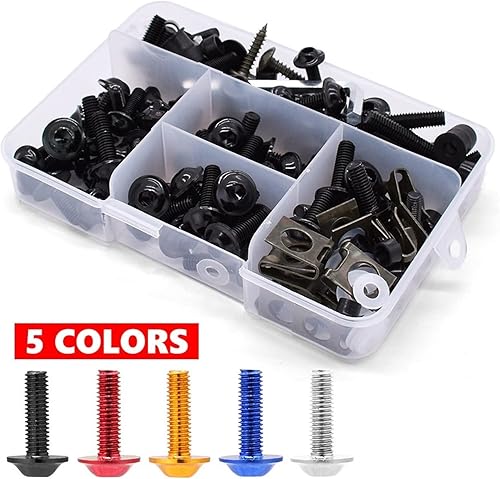 Miniatura 2 de EGEIRA Bodywork Kits for Yamaha TDM 900 Tdm850 Mt125 Mt03 Mt01 Mt 125 Mt 03 Mt 01 Xt660 M5 M6 Motorcycle Fairing Screws Windscreen Body Spring Bolts