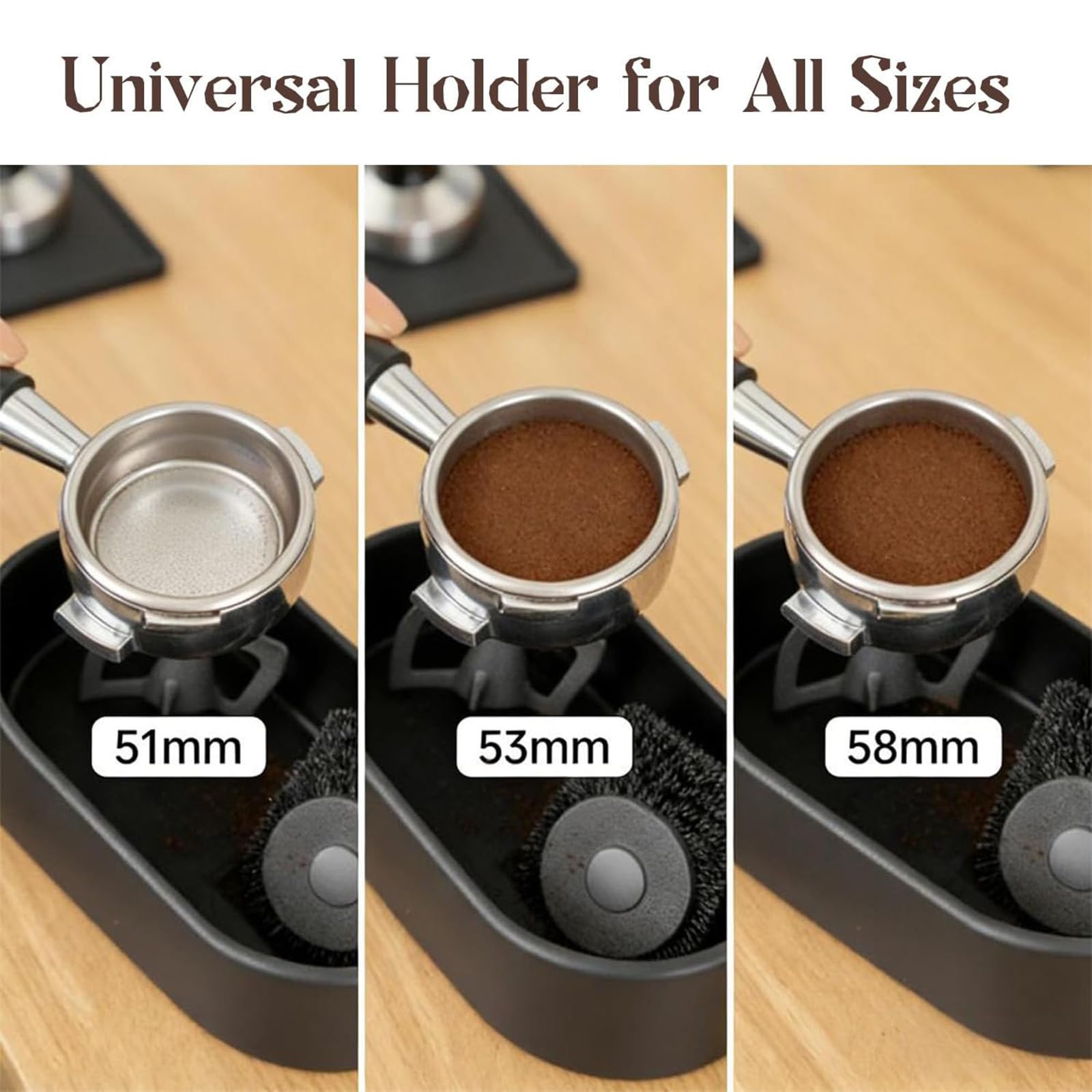 Kit de limpieza de portafiltro de café, limpiador eléctrico de cajas, recogedor de tierra, cepillo profesional para espresso, dispositivo de filtro de máquina de café para sistemas barista