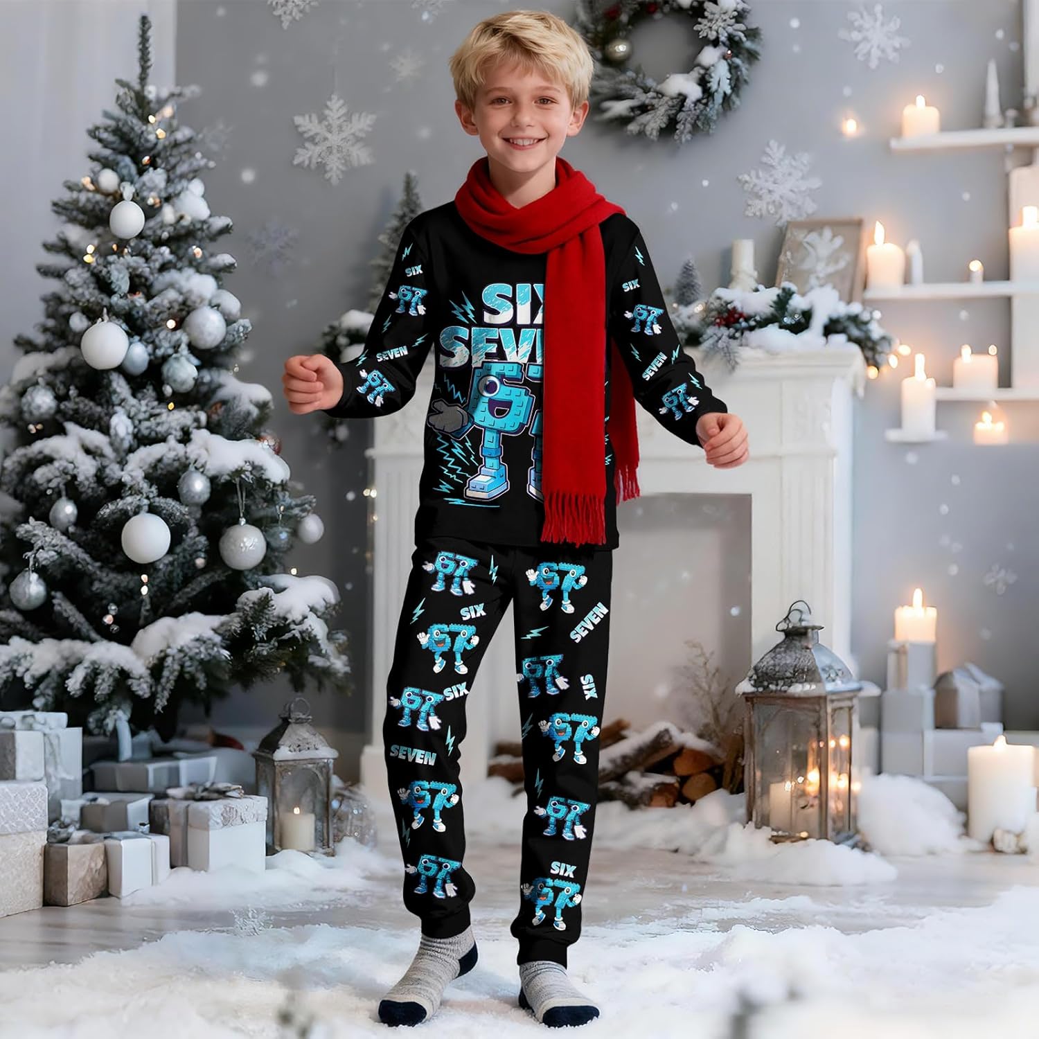 Kids 67 MEME Hoodie Boys Girls Six Seven Sweatshirt Youth 6 7 Number Clothes 4-12Years - Image 4