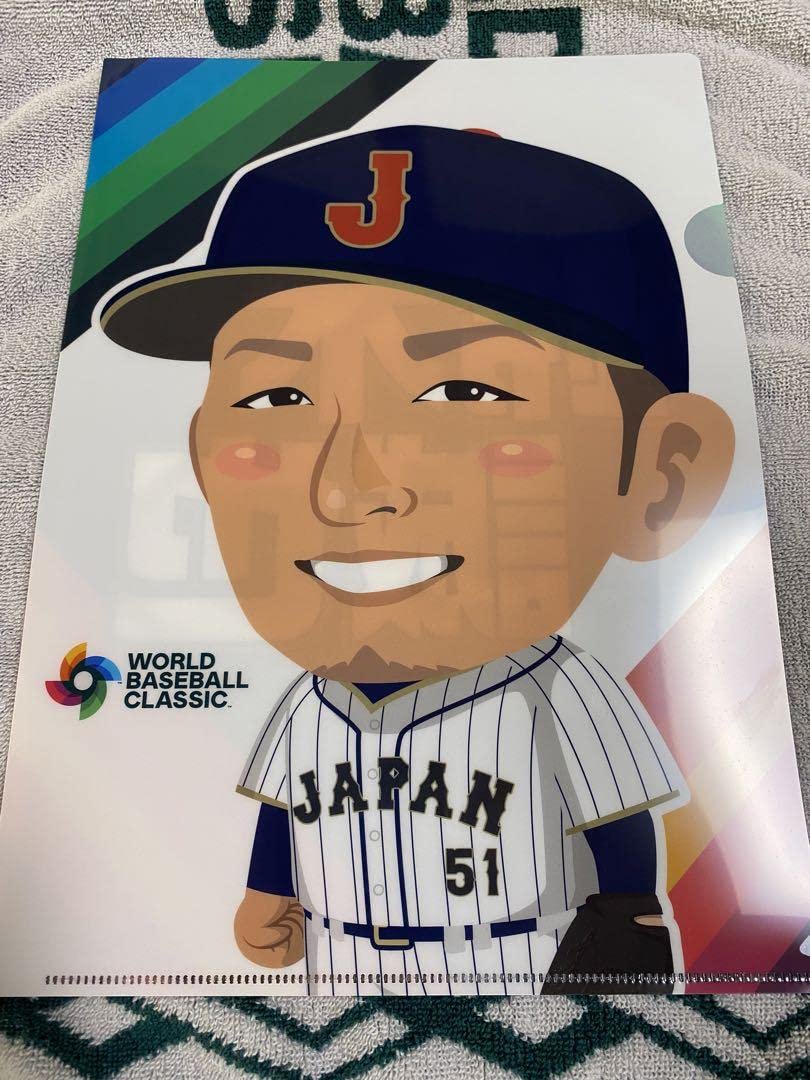 Amazon.co.jp: WBC 侍ジャパン イラストクリアファイル 鈴木誠也選手