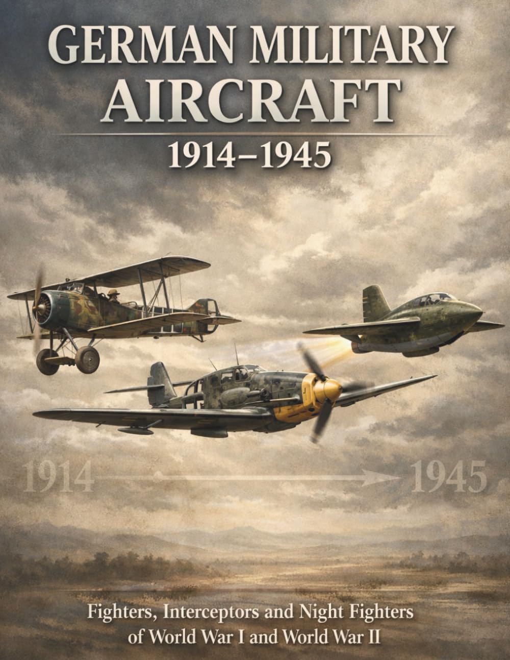 German Military Aircraft 1914–1945: Fighters, Interceptors and Night Fighters of the First and Second World War (Encyclopedia of Military Aircraft)