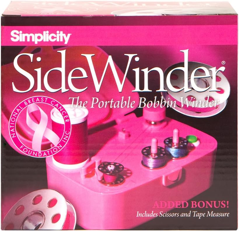 Limited Edition Pink Sidewinder Portable Bobbin Winder