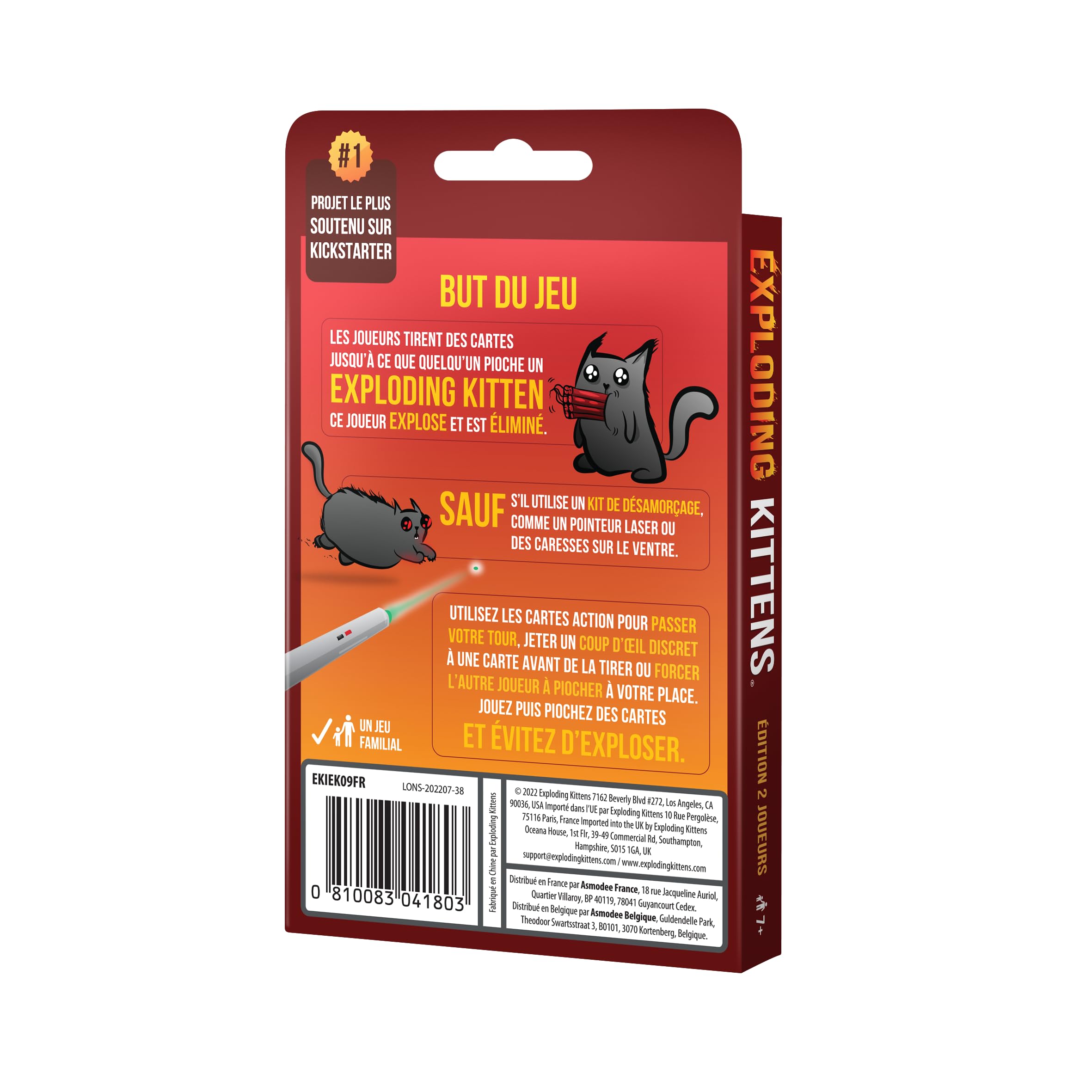Exploding Kittens Asmodee - Cookie Box, Gioco Da Tavolo Per Tutta La Famiglia, 2-4 Heat Asmodee Italiano