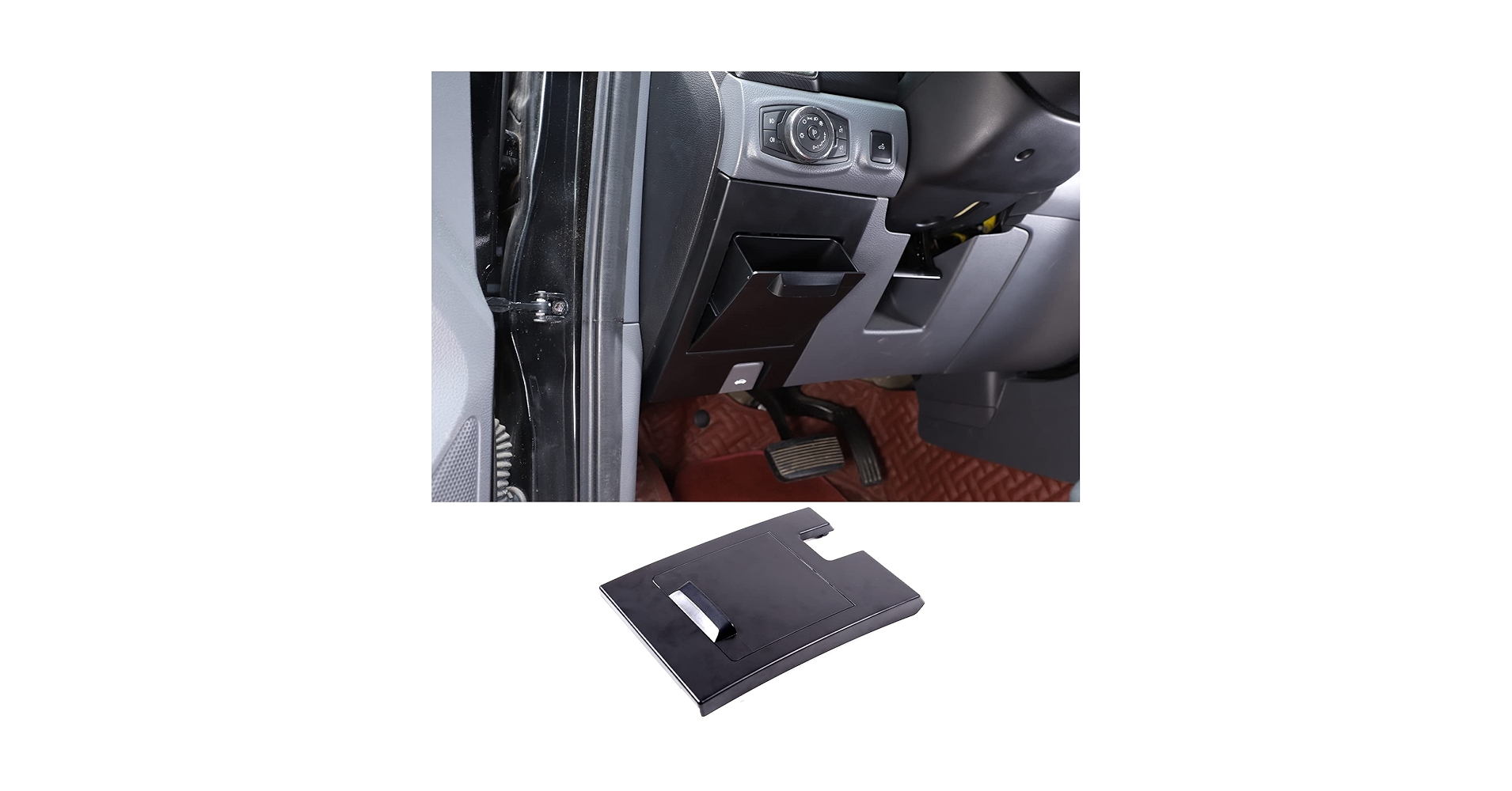 High Quality ABS Black Fuse Box Coin Storage Tray Clip For FORESTER