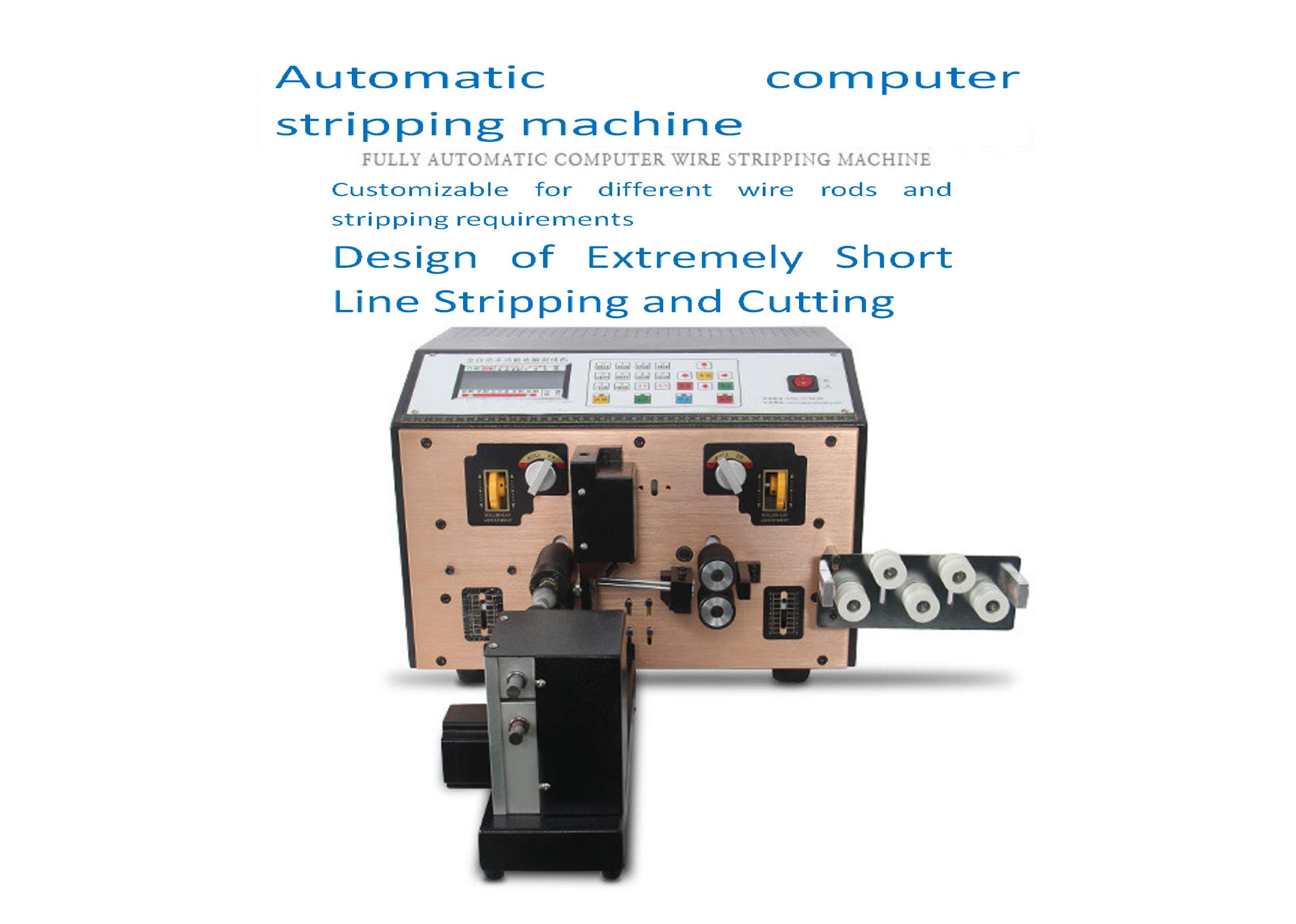 TX® - Pelacables automático para cortar, pelar y engarzar cables con pantalla LCD