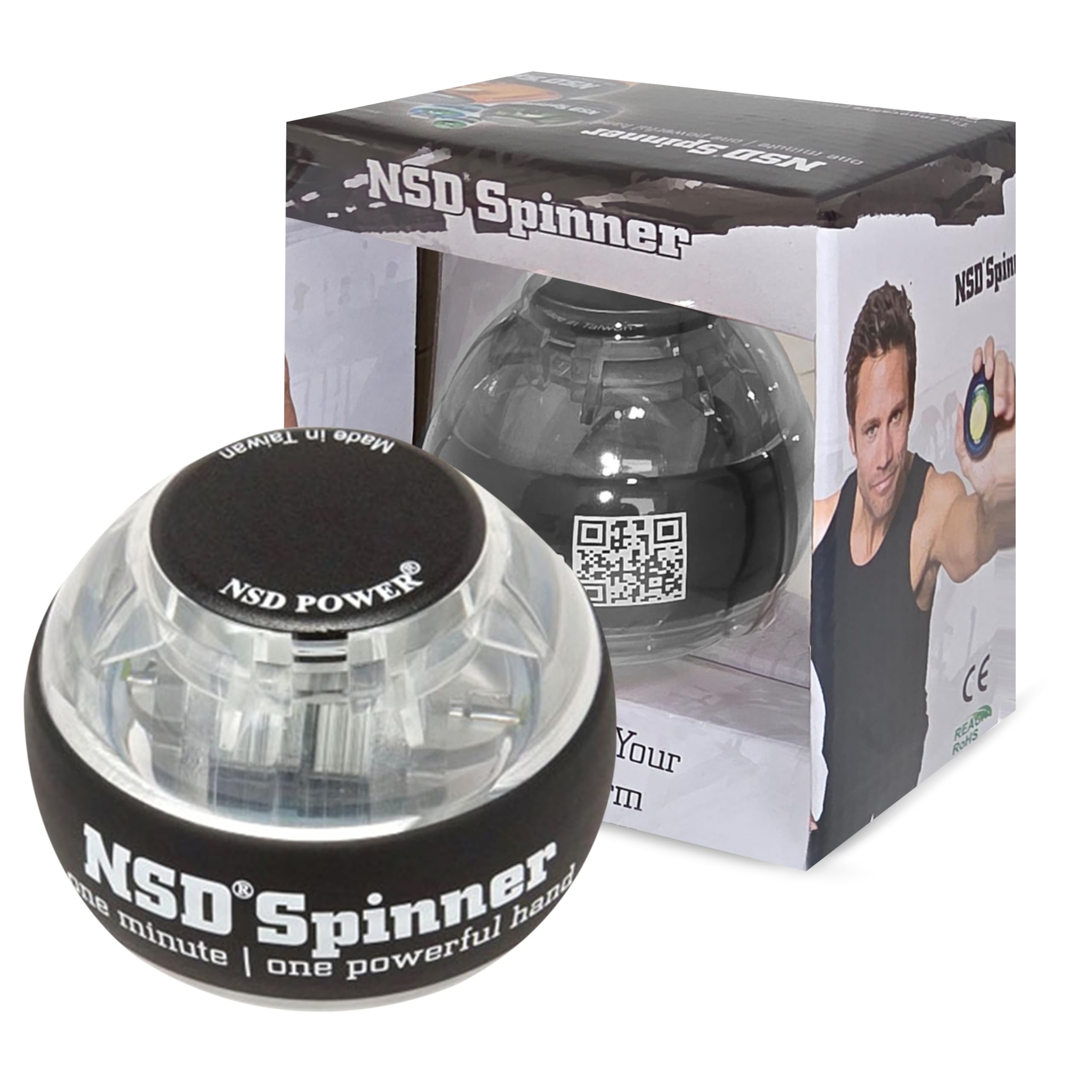 NSD Spinner(エヌエスディスピナー) 腕力アップ パワースピナー PB-688 海外モデル(Overseas model) クリスタル