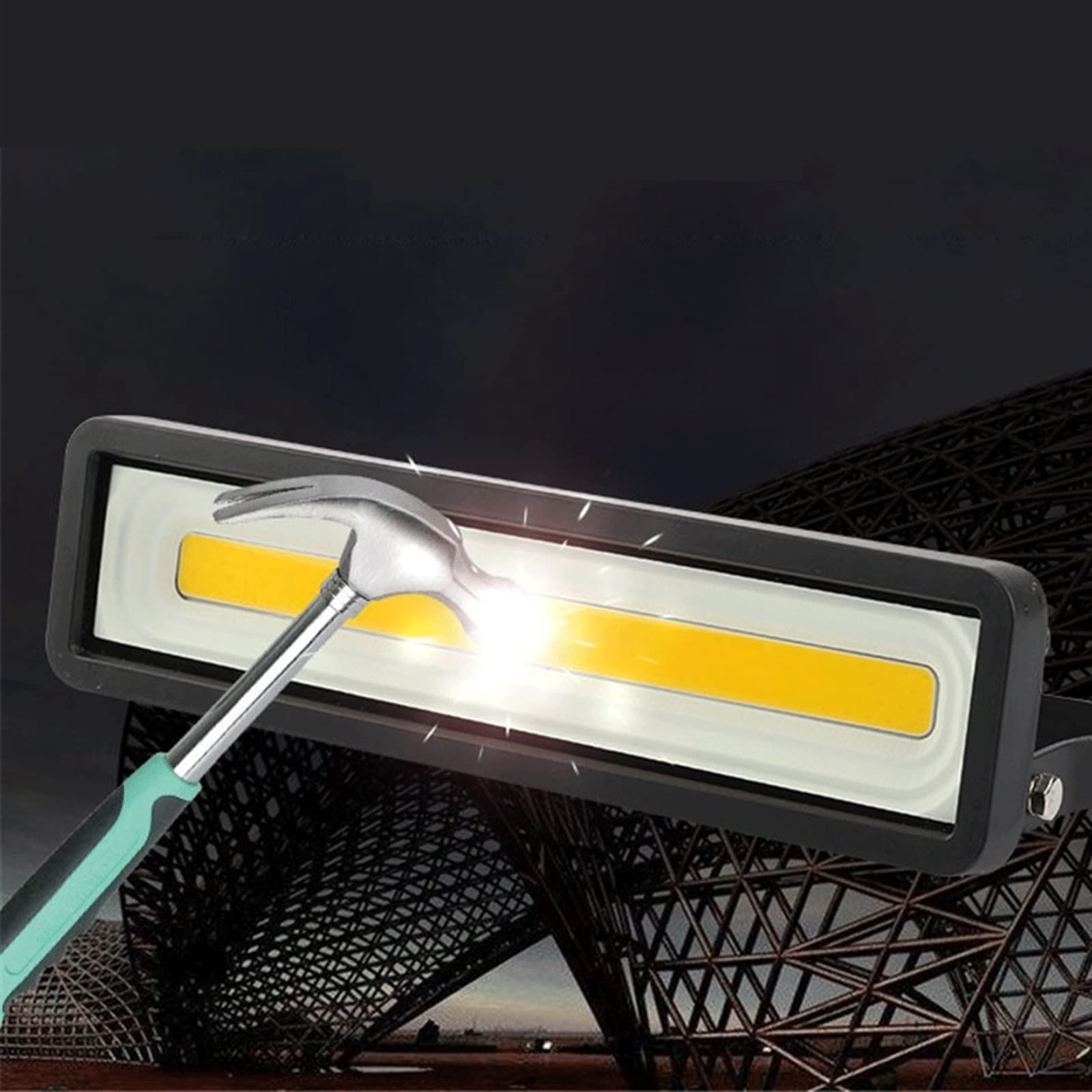 Lampy solarne zewnętrzne, Reflektor Obudowa krajobrazowa Oświetlenie Lampa świetlna(50W Black body)