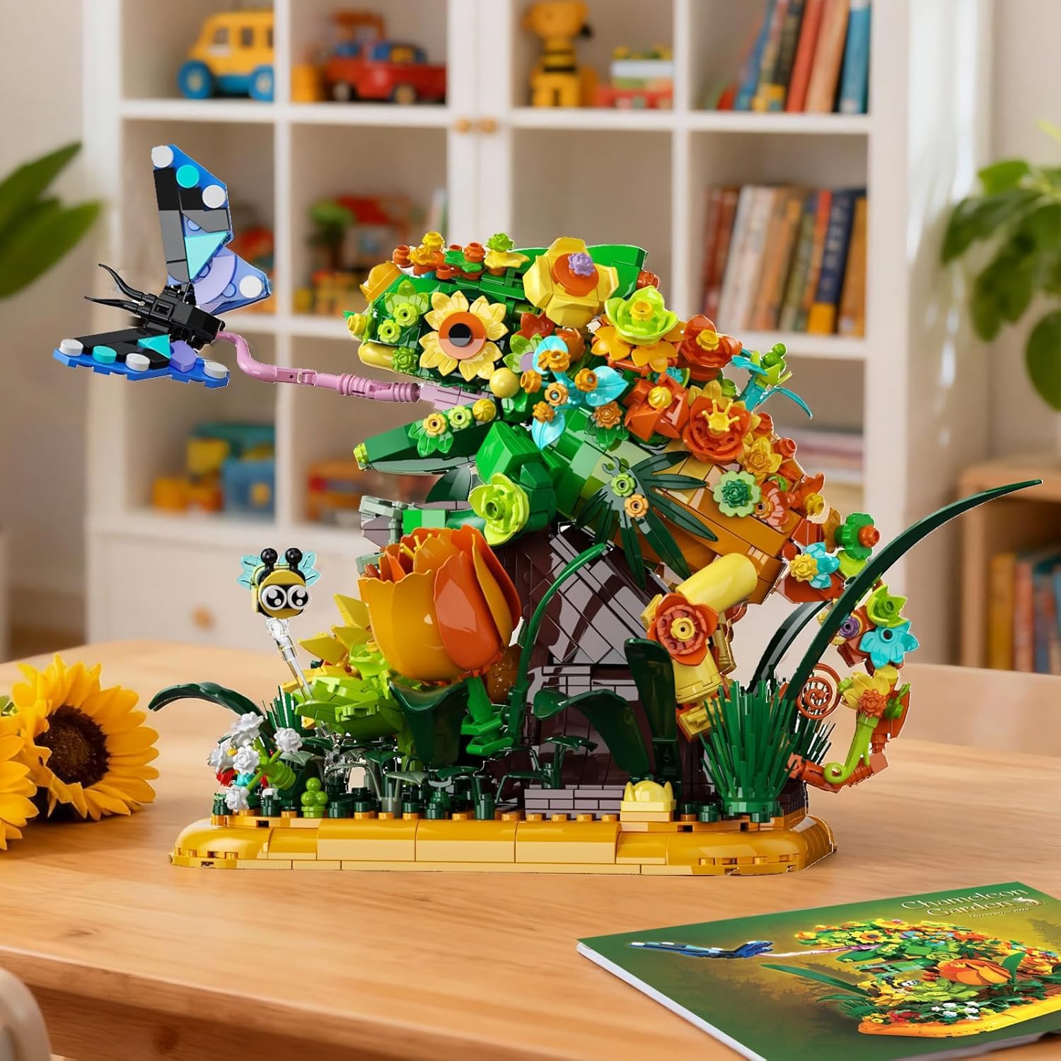 Amazon.com: GXJTYYBS Chameleon Garden Bonsai Building Set, 1092PCS