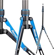 Nissin スーパーライトスタンド LS-50C-L II ナローレッグ カーボンファイバー製 トップポール回転式 設置時の高い安定性と狭い場所での使いやすさを両立するロング＆ナローレッグ構造 軽量582g 耐荷重1.5Kg