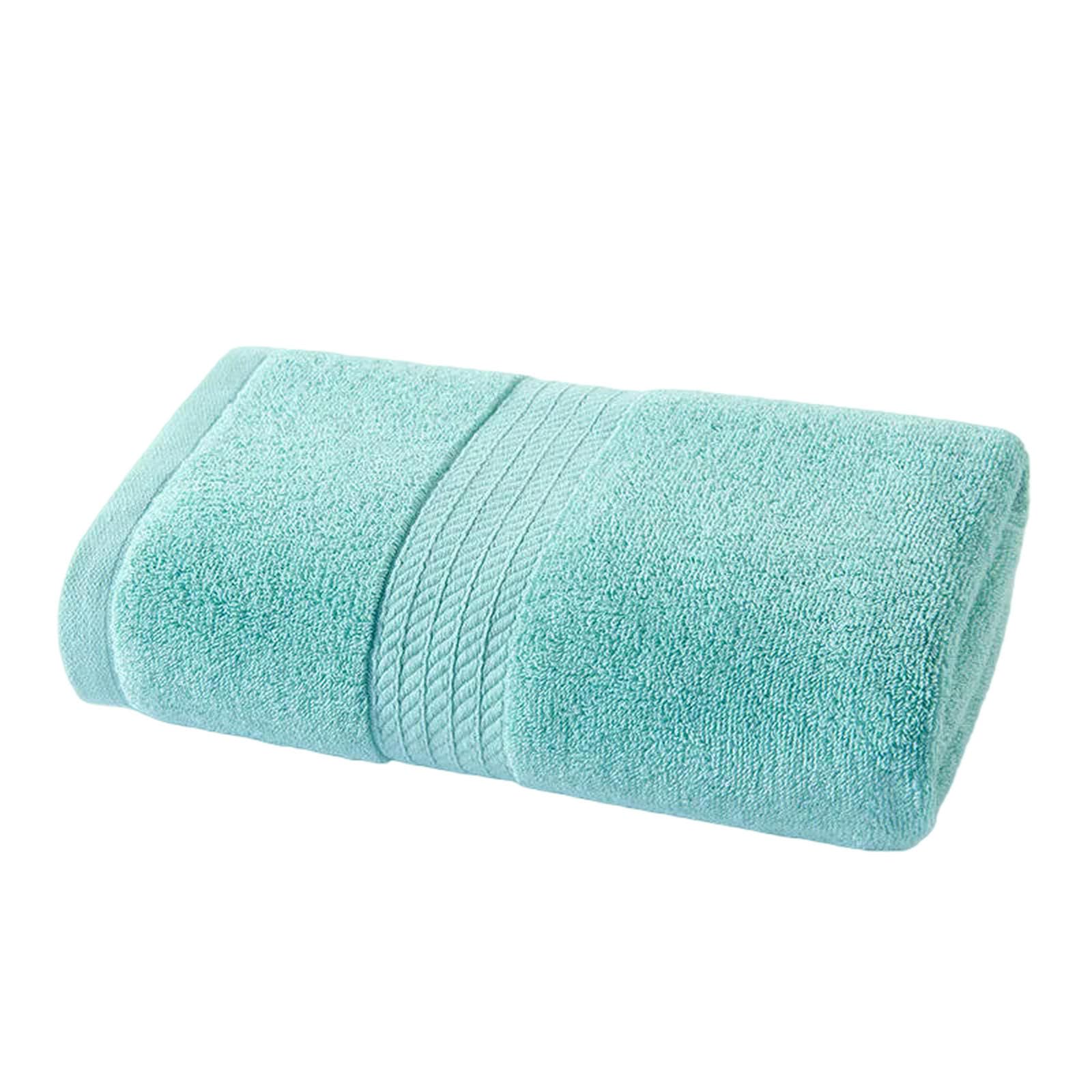 Serviettes de bain 50x100cm très absorbantes bleu vert
