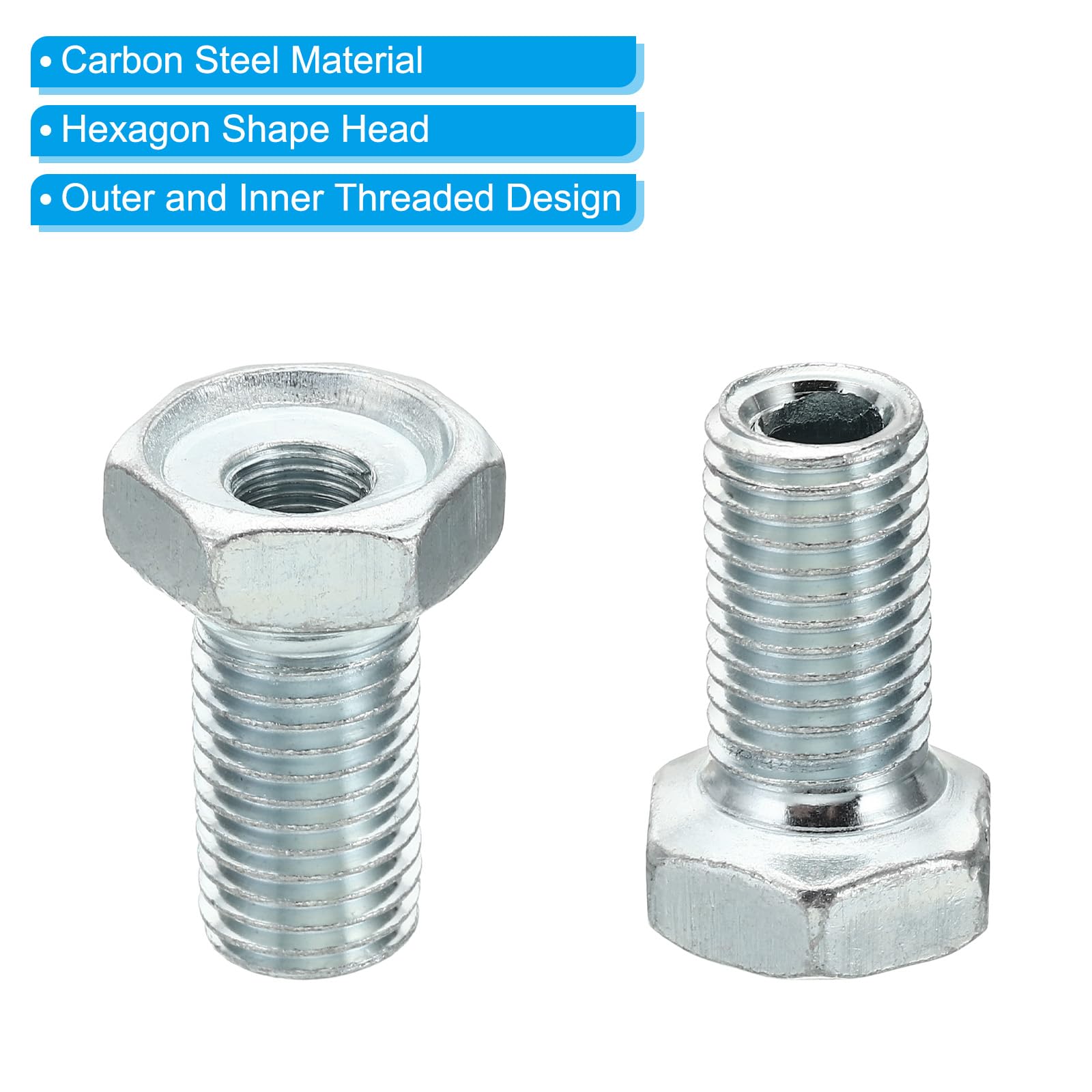 PATIKIL M16x2 to M10x1 Hex Thread Reducing Connector - Image 4