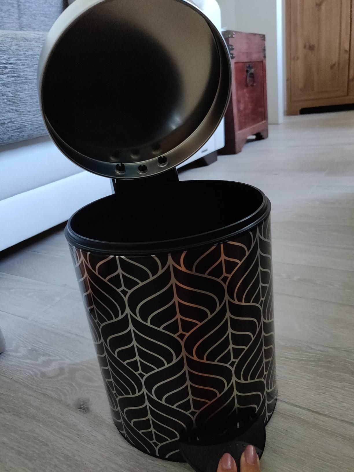 Räder Raumduft Set-69222 - Pattumiera A Pedale Nero Piccola - Design Funzionale Per La Casa