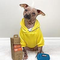 Vista 10 de Best Pet Supplies - Bolsas para limpieza de excremento de perro, rollo de repuesto, uso en exteriores, a prueba de fugas y desgarros, plástico