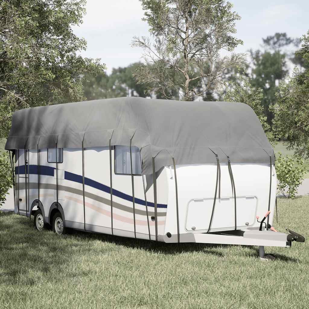 vidaXL Cubierta de Techo para Caravana Tela no Tejida Gris 800x300 cm