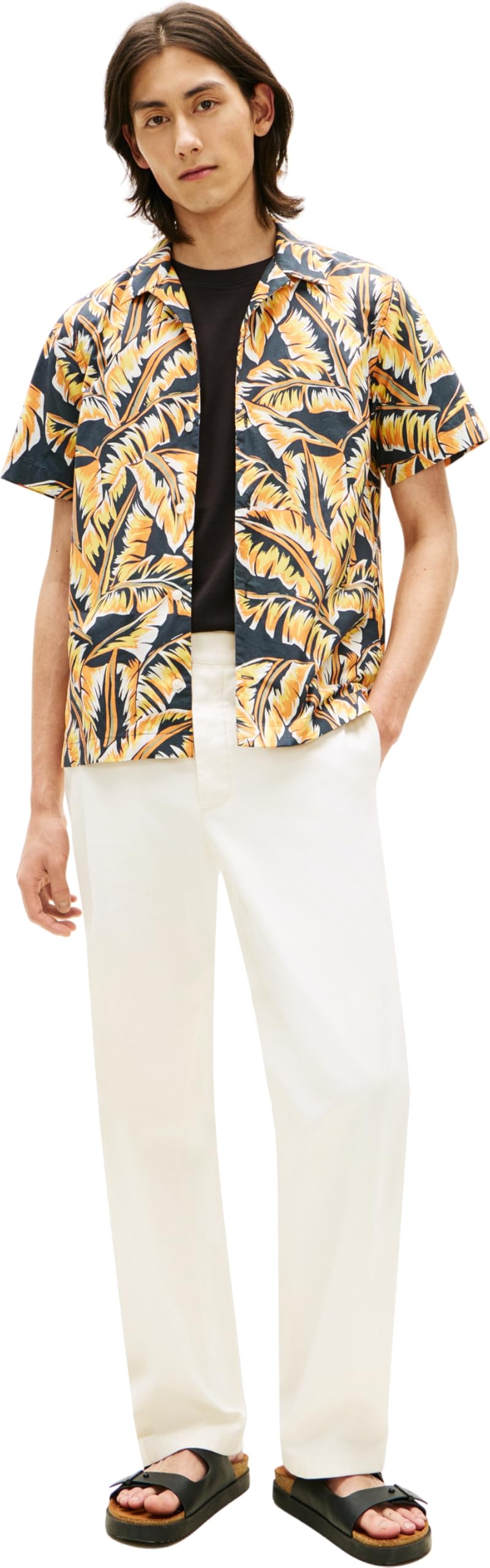 Tommy Hilfiger Papertouch Print SS RF Sht Mw0mw42413 Camisa S/S Hombre