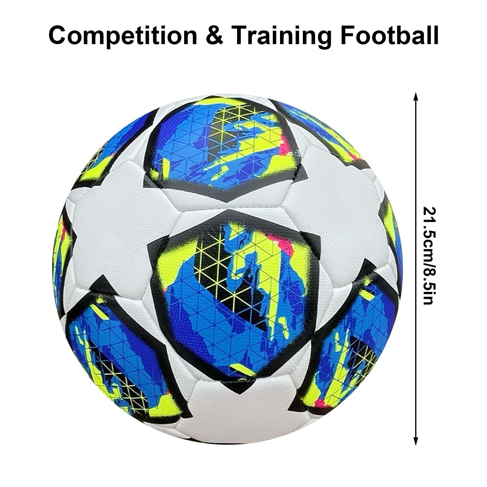 2024 League Football, League Ball 2024, Fußball Champions, Fußball Fanartikel Fußballliebhaber Geburtstagsgeschenk Regulär Nr. 5 Ball, Kinder Leichter Trainingsfußball für Jungen/Mädchen
