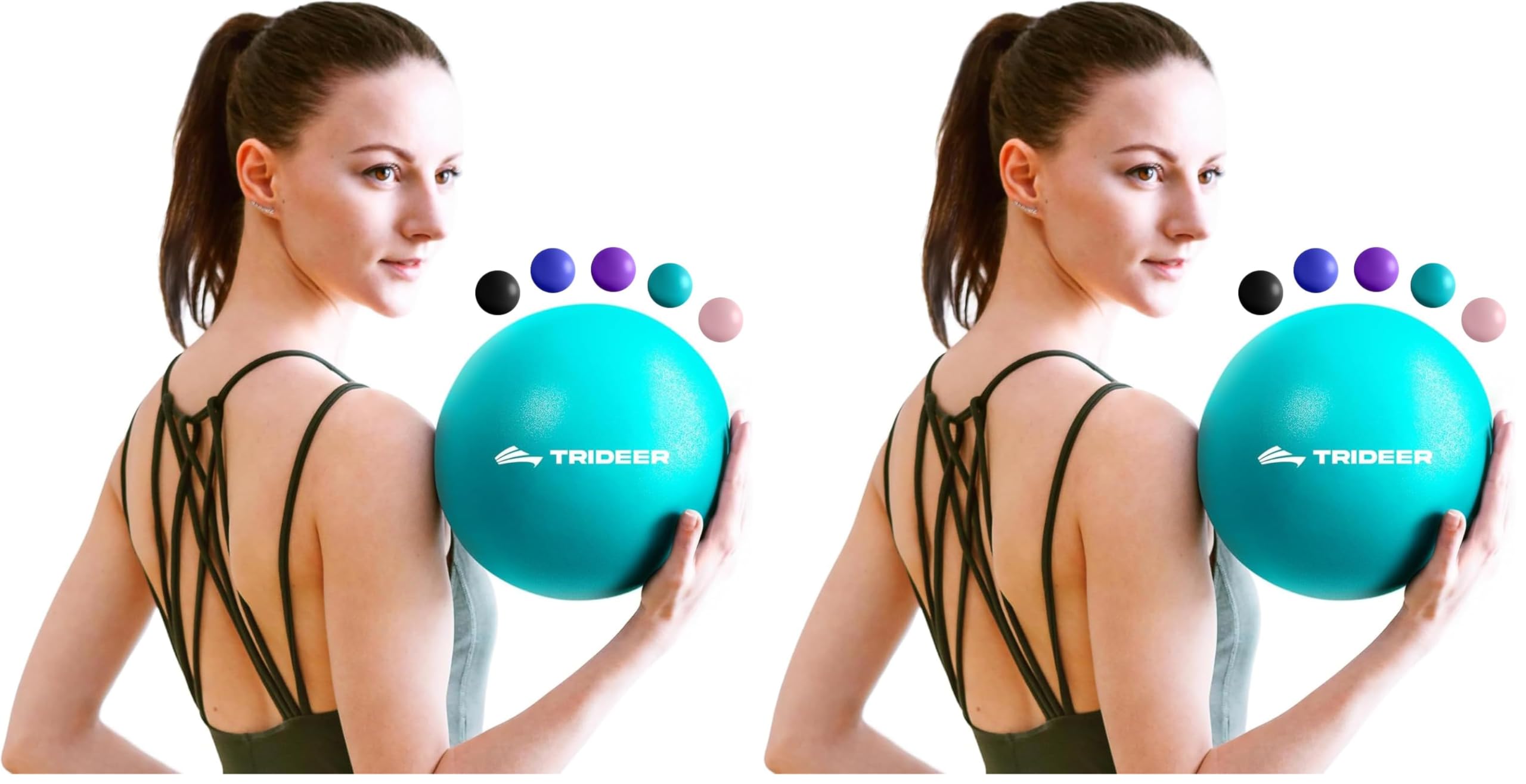 Trideer 9 Inch Pilates Ball with Inflation Straw, Small Exercise Yoga Ball — Amazon image 19