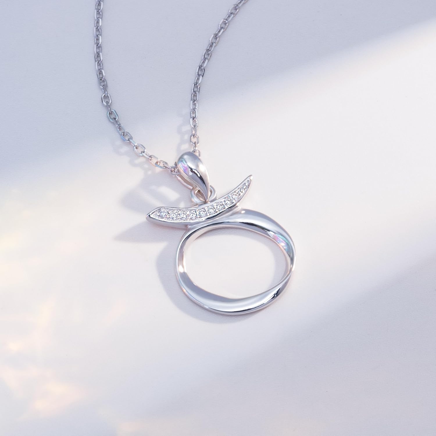 VIKI LYNN Zodiac Necklace for Women 925 Sterling Silver Zodiac Sign Constellation Necklace with Cubic Zirconia Birthday, Anniversary Zodiac Jewelry Gifts for Women, Her, Friend - Image 3