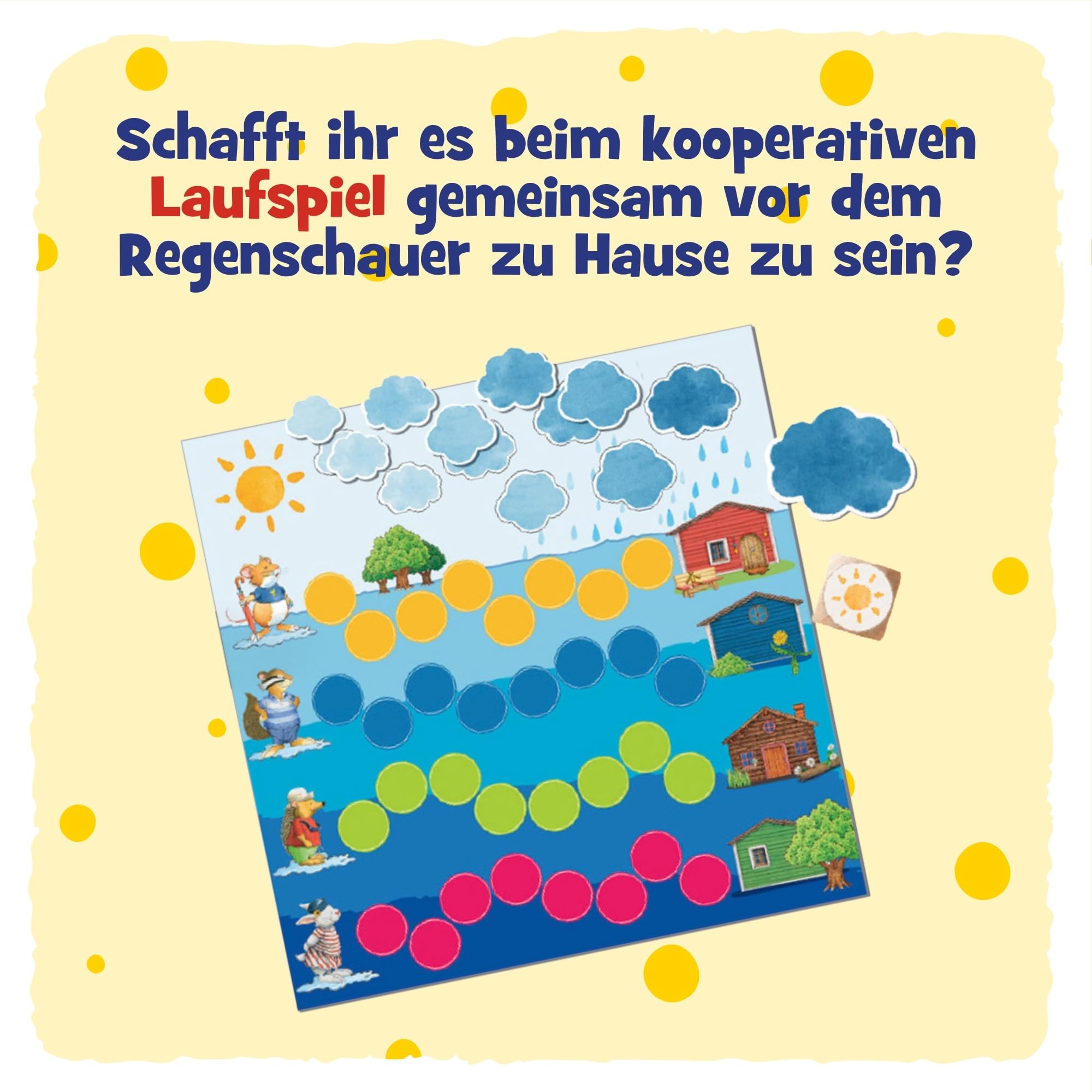 Leo Lausemaus Kinder Spielesammlung - 5 Brettspiele ab 3 Jahre | Leiterspiel, Puzzle, Legespiel, Memo-Spiel & Laufspiel - Lehrreiche Gesellschaftsspiele, Pädagogisch wertvoll