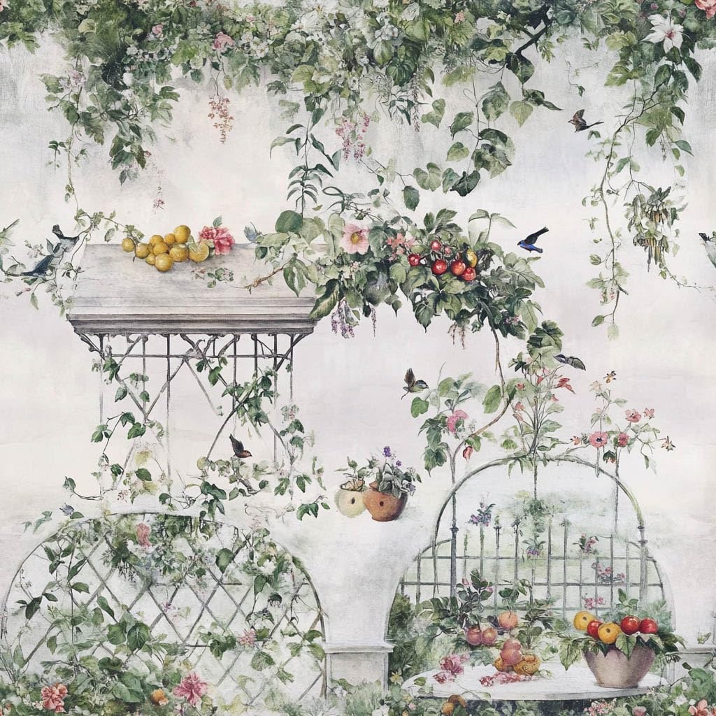 Froluya Vintage Wallpaper Peel and Stick 16.9” x 118.1” Leaves Self Adhesive Removable Contact Paper Floral Peel and Stick Wallpaper for Bedroom Cabinets Decor Garden Contact Paper for Drawers Vinyl