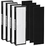 Gazeer FLT4825 Filter B Replacement Compatible with G-Guardian AC4825 AC4300 AC4800 AC4900 AC4850,4 Filters+4 Carbon Pre Filters