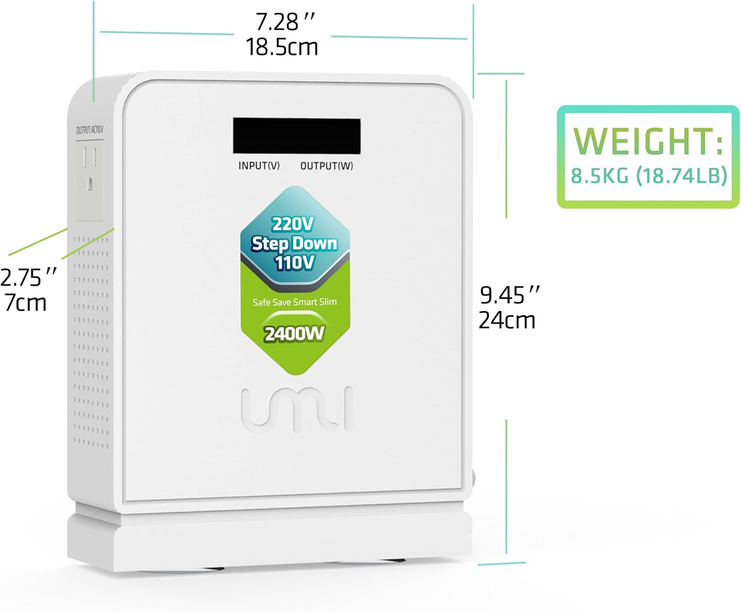 Bеѕt Cуbеr Dеаlѕ 🔥 UMI 220V to 110V Step Down Voltage Converter 2400Watts with 110V and 100V Output for Using US and Japan Appliance in Asia or Europe