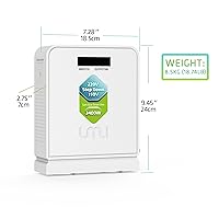 Vista 4 de UMI 2400W Convertidor de voltaje de 220 V a 110 V, convertidor de potencia de 220 V a 110 V de servicio pesado con modo automático, convertidor
