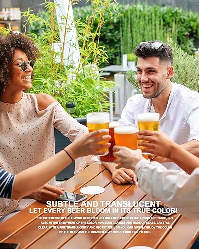 Miniatura 6 de Vasos de pinta, vasos de cerveza británica de 20 onzas, vasos de cerveza artesanales clásicos, vasos de cerveza de alta calidad, vasos de cerveza